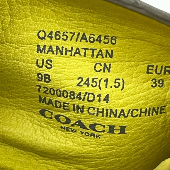 Coach | Manhattan Genuine Leather Grey Stiletto Sandal Size 9 - Picture 8 of 8